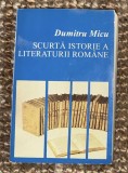 Dumitru Micu - Scurta istorie a literaturii romane (volumul 2) Perioada interbelica Poezia contemporana