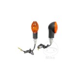 MBS Set semnalizari JMP Cateye, 12V/21W, brat scurt, prindere M10, negru, Cod Produs: 7054893MA