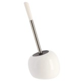 Perie Toaletă Ceramica Efect Piatră &ndash; Alb Compoziție Polirăsină + Pvc