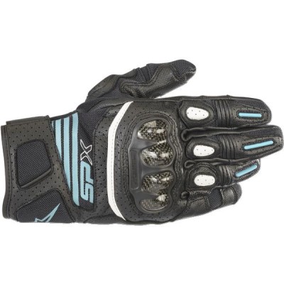 MBS Manusi Alpinestars Stella SP X Air Carbon V2, negru/turcuaz, XL, Cod Produs: 33020723PE foto