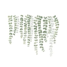 Autocolant Decorativ pentru Multiple Suprafete, Frunze de Plante Cataratoare si Liane, 55 x 45 cm Verde 45 cm 55 cm 45 cm Verde 1 Folie