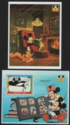 Nevis MNH 1992 - Disney desene animate - colite foto