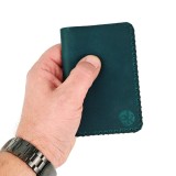 Cumpara ieftin Portofel Barbati Piele Naturala Maro Brun/Antic/Camel Elyk Creation, Handmade Romania, Slim, Buzunar Monede, CI, Permis