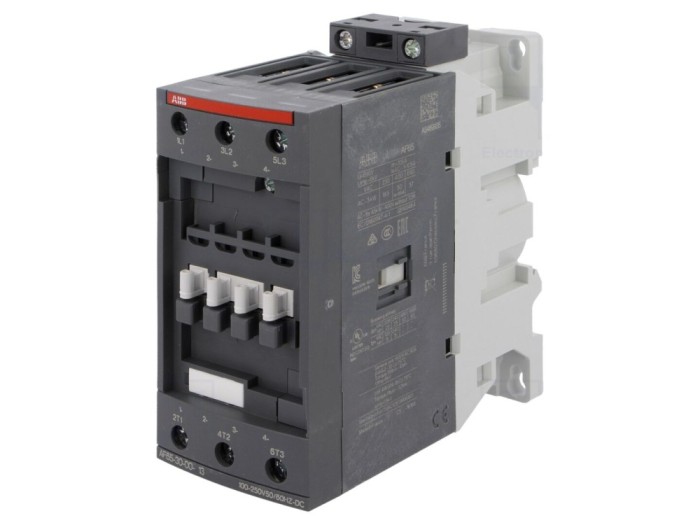 Contactor 3P 65A 100-250V AC/DC