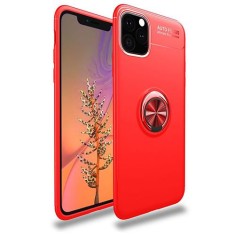 Husa telefon Silicon iPhone 11 Pro 5.8 Red Pop Socket Lenuo