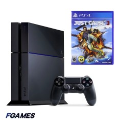 Consola Sony Playstation 4 Ps4 500gb + Controller + Just Cause 3 PlayStation 4, Second-Hand