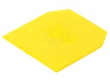 Placă de extremitate galbenă din poliamidă 1mm