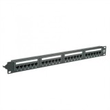 Patch panel 19&quot; cat 6A 24 porturi UTP Negru, Value 26.99.0357