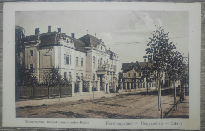 Sibiu, Schewisgasse, Korpskommandanten-Palais// CP