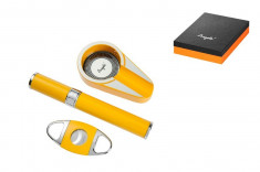 SET TRABUC ANGELO YELLOW ETUI+SCRUMIERA+CUTTER 421900 foto