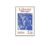 Franta 1986 - 100 de ani de la Statuia Libertatii, neuzata
