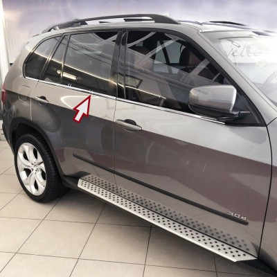 Chedere cromate usi/geamuri BMW X5 E70 2006-2013 foto