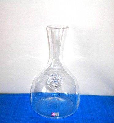 Decantor vin, semicristal suflat manual - design Gunnar Ander Lindshammar Suedia foto