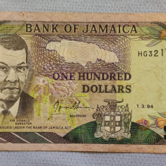 Jamaica - 100 Dollars / dolari (1994)