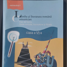 LIMBA SI LITERATURA ROMANA COMUNICARE CLASA A VI A FISE DE LUCRU TESTE INITIALE