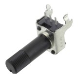 Potentiometru rotativ, 10K, liniar, RK09K1110-K25-C1-B103, Alps, M000100