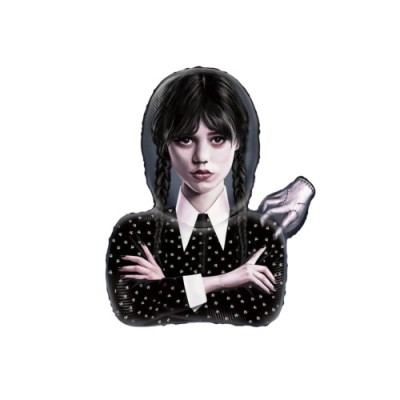 Balon folie Wednesday pentru petrecere, 70 x 40cm foto