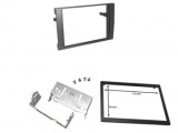 Cadru radio 2DIN cu console metalice + rama (173&times;98 mm) Audi A4 2007&gt;