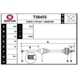 Planetara EAI Stanga Fata Fiat Bravo 2 (2007-2014), Stilo (2003-2006) OE 46308111