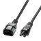 Cablu Lindy C5 to C14 1m negru
