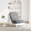 vidaXL Canapea futon extensibila pliabila, cu saltea spuma si spatar reglabil, lemn masiv de pin, alb, 70x206 cm, pentru living/dormitor/gradina.