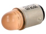 Lampă LED Portocalie 230V BA15D