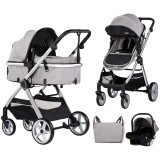 Carucior Chipolino Vista 3 in 1 cloud grey