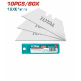TOTAL - Set lame cutter 61mmx19mm - 10buc PowerTool TopQuality
