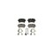 Placute frana AUDI A6 4G2 C7 4GC ATE 13046027702