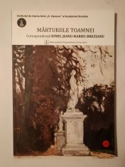 Mărturiile toamnei: corespondență Ionel Jianu - Barbu Brezianu