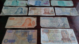 10 bancnote rupte, uzate, cu defecte (cele din imagine) #34