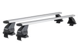 Bare transversale Menabo Omega Plus Silver L cu talpi (fara kit de prindere)