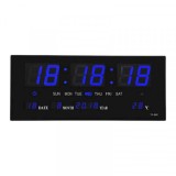 Ceas Electronic de Perete Afisaj LED Mare Albastru JH3615 220V XXM