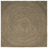 vidaXL Covoare de zonă Natural și Negru 300 x 300 cm Iută 42010633