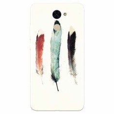 Husa silicon pentru Huawei Y7 Prime 2017, Three Feathers foto