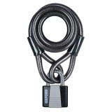 Cumpara ieftin Antifurt Bicicleta Oxford, Cablu Otel 10mm x 1.8m, Lacat 40mm, 2 Chei, Negru