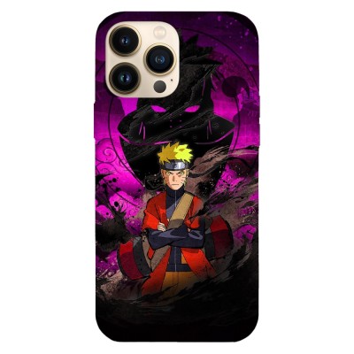 Husa compatibila cu Apple iPhone 12 Pro Max model Naruto vs Pain, Silicon, TPU, Viceversa foto