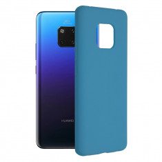 Husa pentru Huawei Mate 20 Pro, Techsuit Soft Edge Silicone, Denim Blue