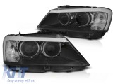 Set de faruri de tuning potrivit pentru BMW X3 F25 2010-07.2014 cu baza neagra, stanga si dreapta Performance AutoTuning