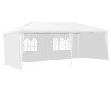Cumpara ieftin RESIGILAT - Pavilion de gradina,curte,evenimente 3x6m cu 6 pereti laterali cu ferestre - Alb, Dactylion