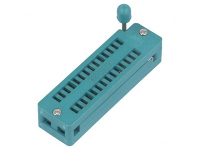 Soclu Circuite Integrate ZIF DIP28 7.62mm THT Demontabil foto