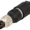 Conector M8 tată 3 pini cablu filet 4A