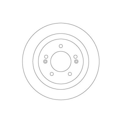 Set discuri frana spate TRW, Hyundai I40 (Vf), 03.12-, I40 Cw (Vf), 07.11-, spate; puntea spate; Sistem de franare : 16&amp;amp;quot; foto