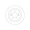 Set discuri frana spate TRW, Hyundai I40 (Vf), 03.12-, I40 Cw (Vf), 07.11-, spate; puntea spate; Sistem de franare : 16&amp;quot;
