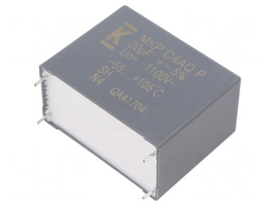 Condensator Polipropilenă DC-Link 20uF THT foto