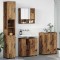 Set de mobilier pentru baie 4 pcs Lemn vechi 61 x 35 x 64 cm