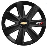 Cumpara ieftin Set 4 Capace Roti GTX Carbon Negru R16, Pentru Chevrolet, Autohelix MSA