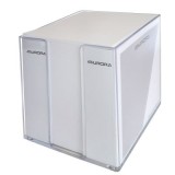 Cub hartie alba 9x9x9cm, cu suport plastic, AURORA