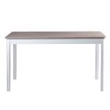 Masa fixa 140 cm satin/alb Dublin