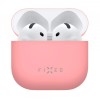 Husa Fixed Silky pentru Apple AirPods 4, Roz